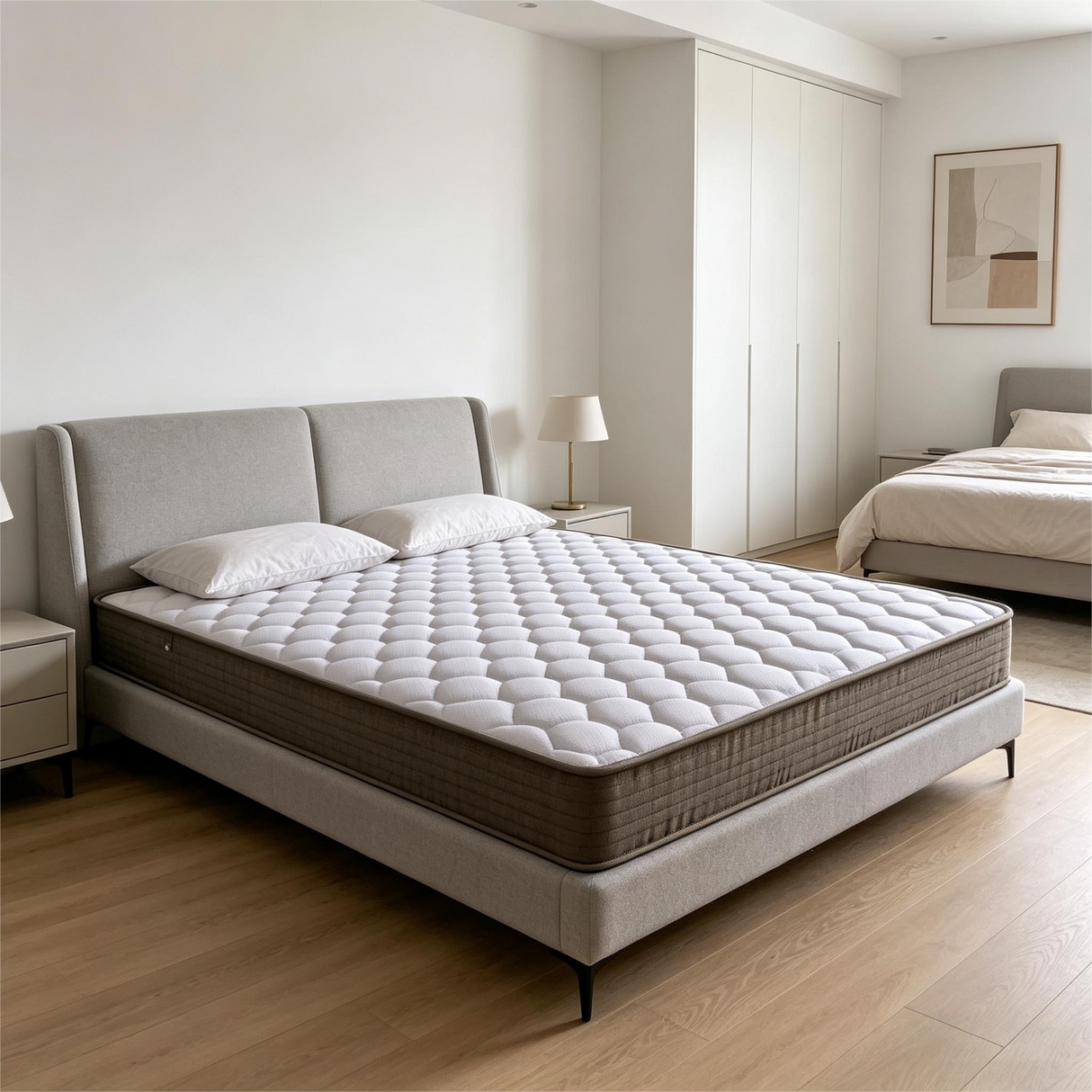 6 Inch Soft-Medium Firmness Pocket Spring Mattress - Twin Size