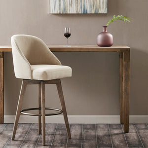 Bar Stool With Swivel Seat - Sand
