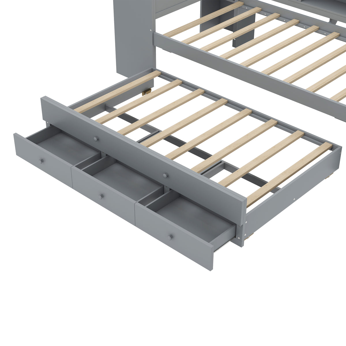Twin Size Daybed with Trundle and Storage