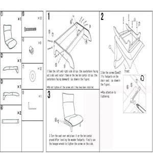 Single Lazy Sofa Chair Leisure Foldable Reclining Chair