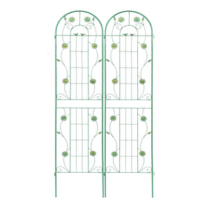 Metal Garden Trellis Rustproof Trellis For Climbing Plant Outdoor Flower Support
