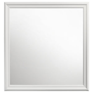 Mckee - 4 Piece Queen Bedroom Set, Includes Bed, Nightstand, Dresser And Mirror - White