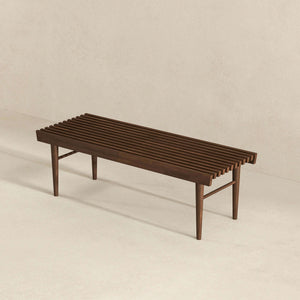 Mia - Bench - Dark Brown