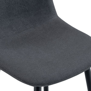 Modern Bar Chair Rounded Backrest (Set of 2)