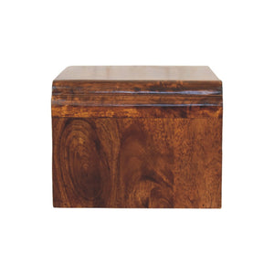 Artisan Furniture Solid Wood Avora Wall-Mounted Chestnut Bedside