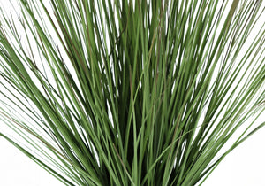 21" Tall, Artificial Plant, Grass, Indoor, Faux, Fake, Table, Greenery, Potted, Real Touch, Decorative - Green / White
