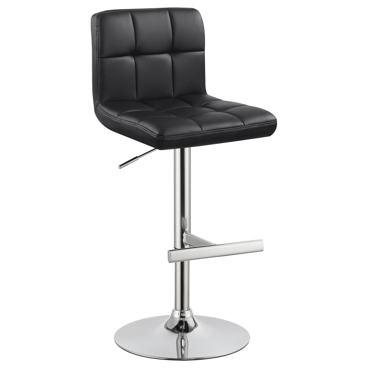 Adjustable Bar Stool (Set of 2) - Black
