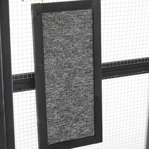 Outdoor Cat House, Diy Cat Enclosure Catio With Double Enter Doors
