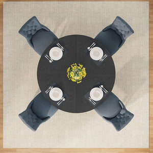 Round Dining Cross Base Kitchen Table