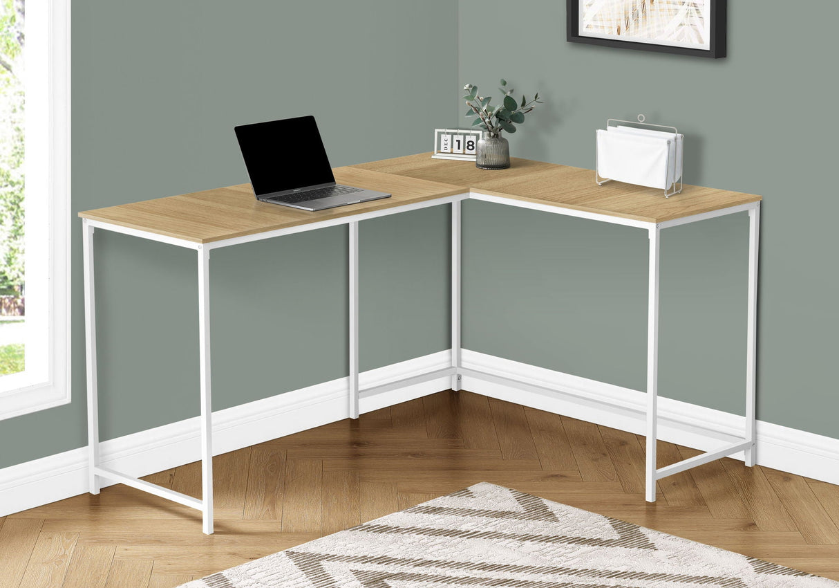 Computer Desk, Home Office, Corner, L Shape, Laptop, Marble Look Contemporary & Modern - Best Buy Furniture