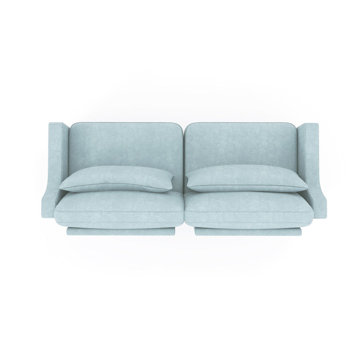 Elegant Sofa With Ergonomic Design And Lumbar Pillows