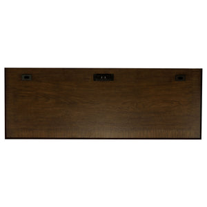 Stigham - 5 Drawer Credenza Office Desk - Oak