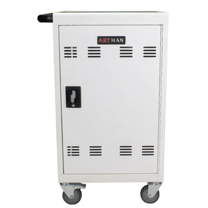 Mobile Charging Cart Station for Chromebook, Tablet and Laptop Computer with Power Strip Included