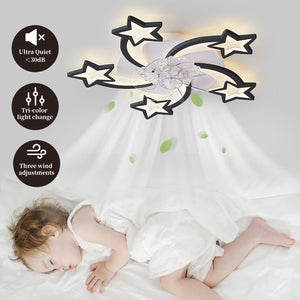 29 Inches Ceiling Fan with Lights Remote Control Dimmable LED