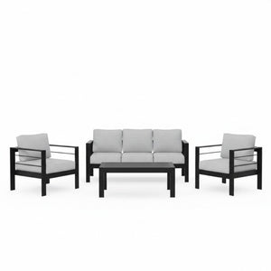 Outdoor Patio Set With All-Weather Thick Cushions