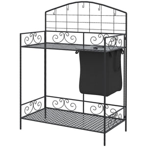 Outsunny Folding Potting Bench Table