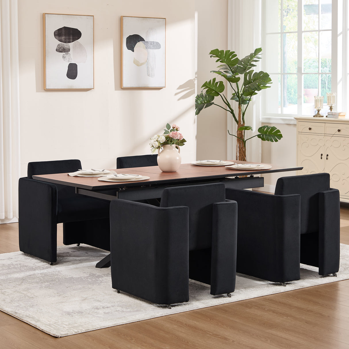Modern Barrel Dining Chair