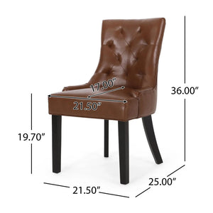 Cheney - Contemporary Dining Chair Tufted Upholstery (Set of 2) - Best Buy Furniture