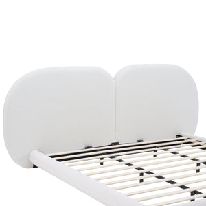 Extra Thick Upholstered Platform Bed Frame