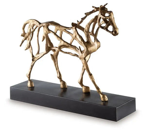 Grainville - Sculpture - Antique Gold Finish - Best Buy Furniture