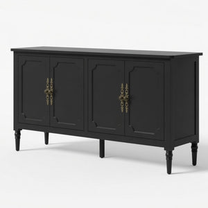 Vintage Buffet Cabinet With Adjustable Shelves