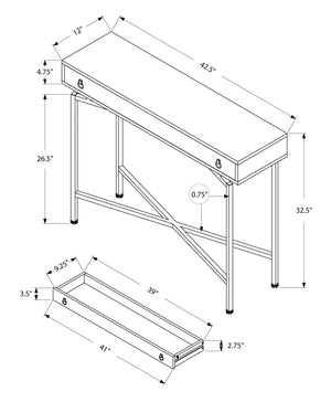 Accent Console Table For Entryway, Functional Storage Drawer - Best Buy Furniture