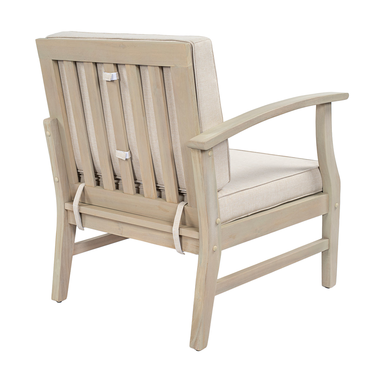 Perla Left Armchair Acacia and