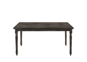 Claudia II - Weathered 7 Pieces Dining Room Set - Gray - Best Buy Furniture