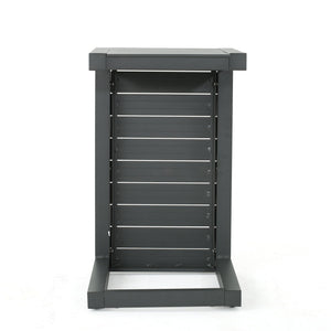 Aluminum Outdoor C - Shaped Side Table For Patio