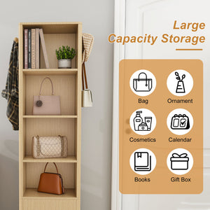 360° Rotating Makeup Cabinet With Full Length Mirror