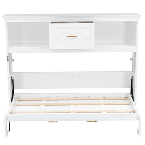 Murphy Bed With Charging Station And Drawer