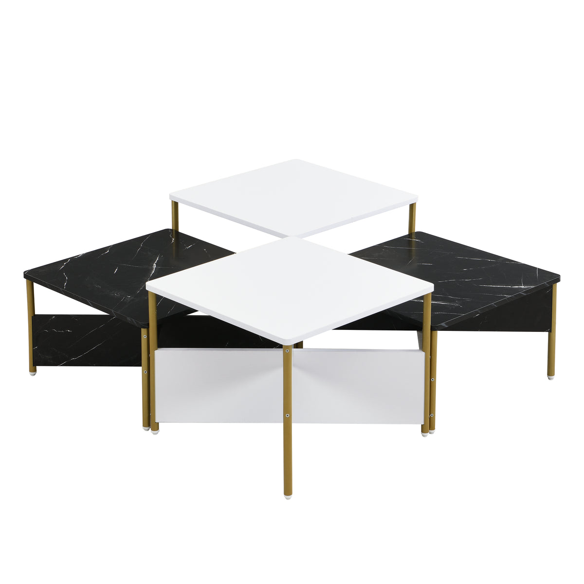 Modern Nesting Coffee Tables Set of 4
