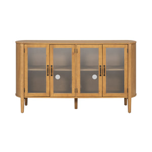 Stylish Large Storage Cabinet with 4 Doors