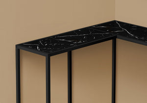 Corner Accent Console Table For Entryway, Unique L-Shaped Design - Best Buy Furniture