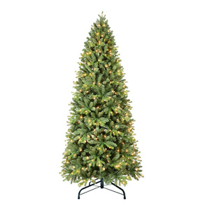 7.5FT Christmas Tree with 1599 Tips and 450 Warm Lights