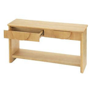 55" Fluted Console Table
