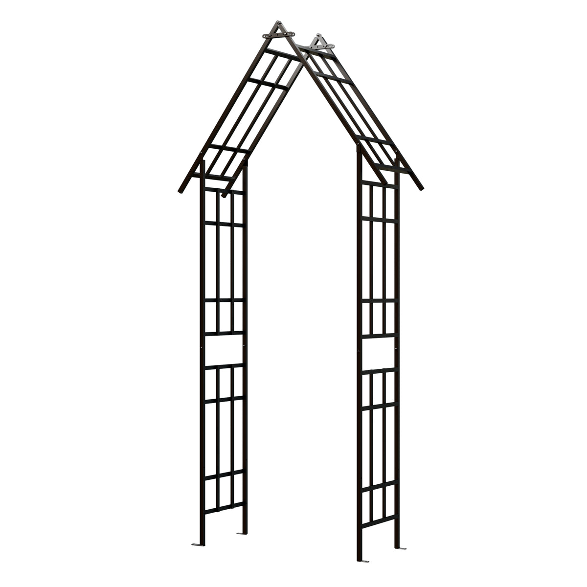 Metal Garden Arch with Adjustable Width