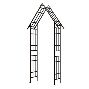 Metal Garden Arch with Adjustable Width