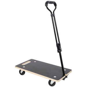 Heavy Duty Wooden Rectangle Moving Dolly