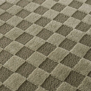 Gaiwan Olive Green Washable Area Rug