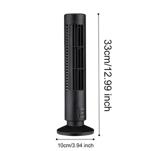 Mini USB Bladeless Desktop Air Conditioner Portable Cooler Fan
