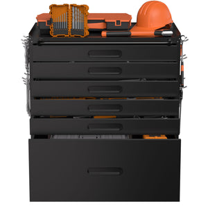 Rolling Tool Cabinet Heavy Duty Garage Storage With Lockable Doors