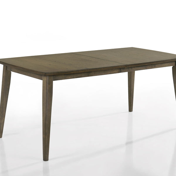 Bistro - Wide Contemporary Rectangle Dining Table With Extension Leaf