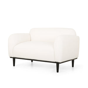 Bouclé Fabric Loveseat Sofa - 50 Inch
