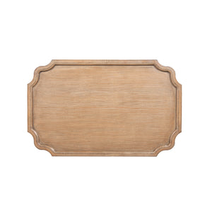 Foundry 55" Solid Block Plinth Coffee Table Heritage Light