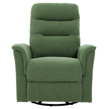 Manual Recliner Chair With 8-Point Massage and Swivel Function