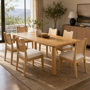 7-Piece Dining Table Set, 70"