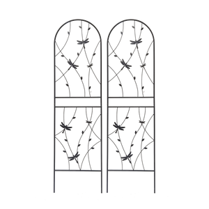 4 Pack Metal Garden Trellis for Climbing Plants