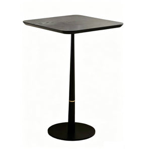 Modern Square Coffee Table And Computer Desk - Black / Gold