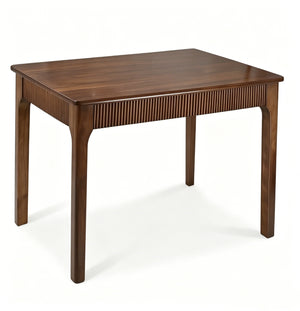 39-Inch Solid Wood Dining Table, Rectangular, Walnut